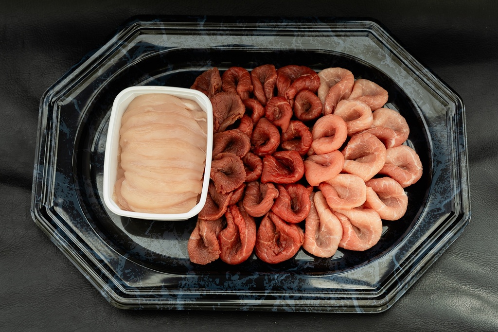 3er Rindshuft, Schweinsnierstück, Pouletbrust